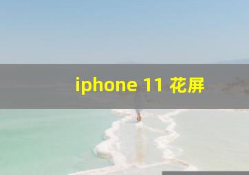 iphone 11 花屏